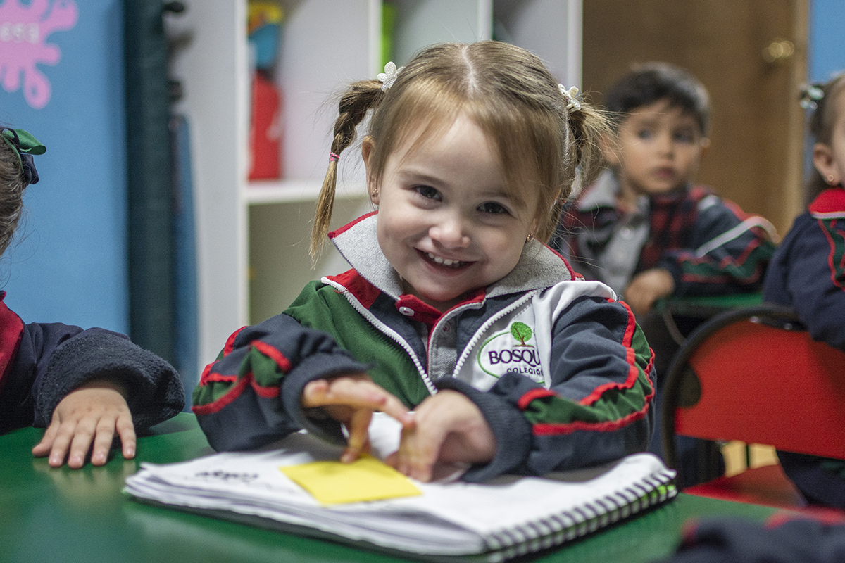 colegio, bosques, maternal